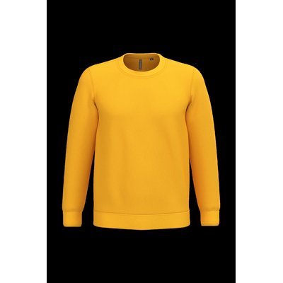 Sudadera algodón poliéster cuello redondo Yellow Xl
