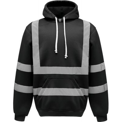 Sudadera alta visibilidad con capucha Black M