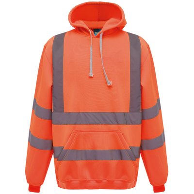 Sudadera alta visibilidad con capucha Hi Vis Orange 3Xl