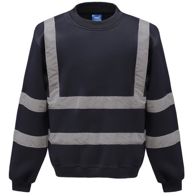 Sudadera alta visibilidad Navy L