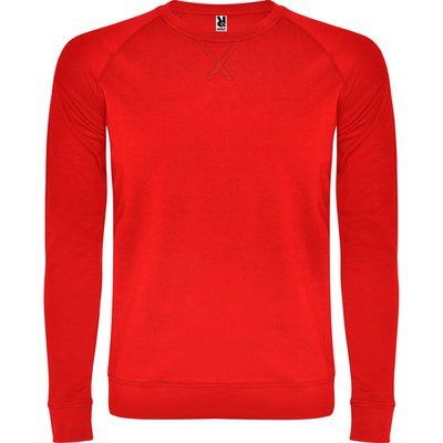 Sudadera básica de algodón Rojo Xl