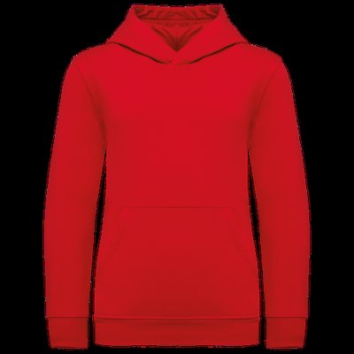 Sudadera básica infantil con capucha Red 8/10 Ans