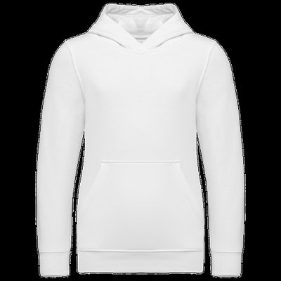 Sudadera básica infantil con capucha White 6/8 Ans