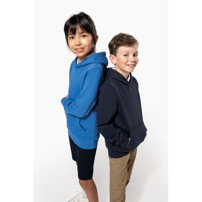 Sudadera básica infantil con capucha