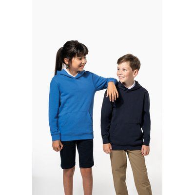 Sudadera básica infantil con capucha