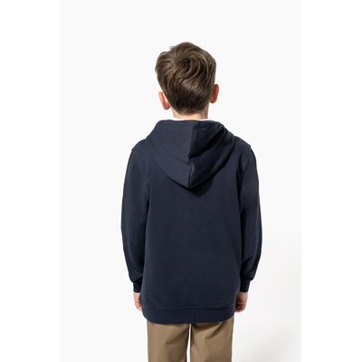 Sudadera básica infantil con capucha