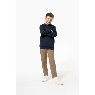 Sudadera básica infantil con capucha