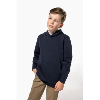 Sudadera básica infantil con capucha