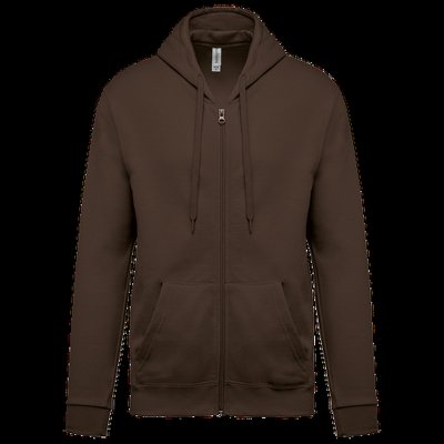 Sudadera básica unisex con capucha Chocolate Xl