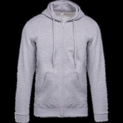 Sudadera básica unisex con capucha Oxford Grey M