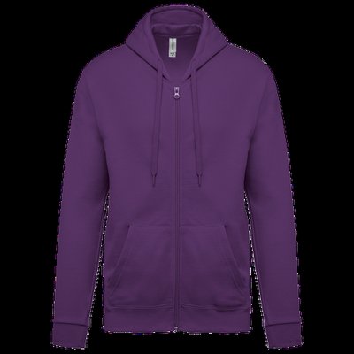 Sudadera básica unisex con capucha Purple Xl