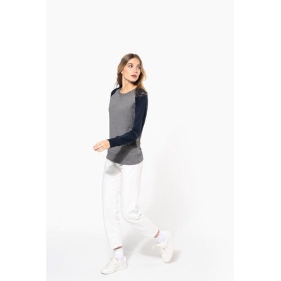 Sudadera bi-color algodón orgánico