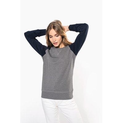 Sudadera bi-color algodón orgánico
