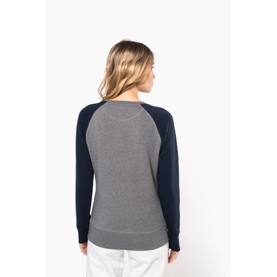 Sudadera bi-color algodón orgánico