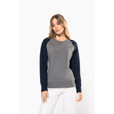 Sudadera bi-color algodón orgánico