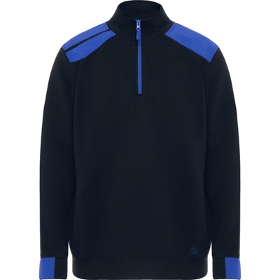 Sudadera Bicolor Cuello Alto Media Cremallera MARINO/ROYAL S