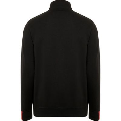 Sudadera Bicolor Cuello Alto Media Cremallera
