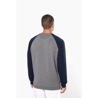 Sudadera bicolor hombre