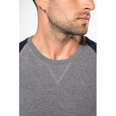 Sudadera bicolor hombre