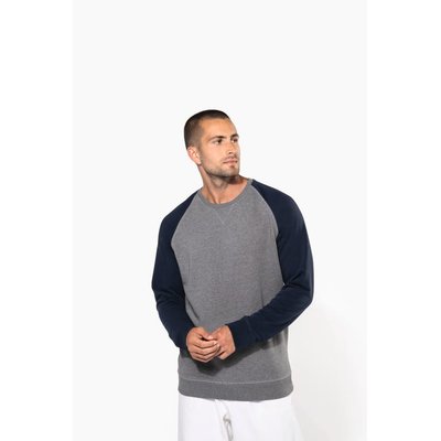 Sudadera bicolor hombre