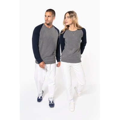 Sudadera bicolor hombre