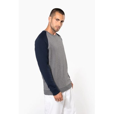 Sudadera bicolor hombre