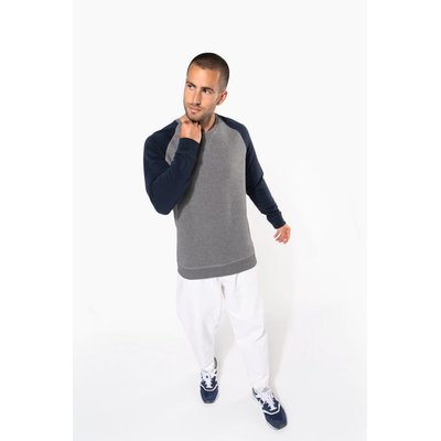 Sudadera bicolor hombre