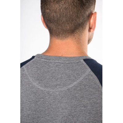 Sudadera bicolor hombre