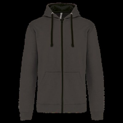 Sudadera Bolsillo con acceso para auriculares Dark Grey / Black 3Xl