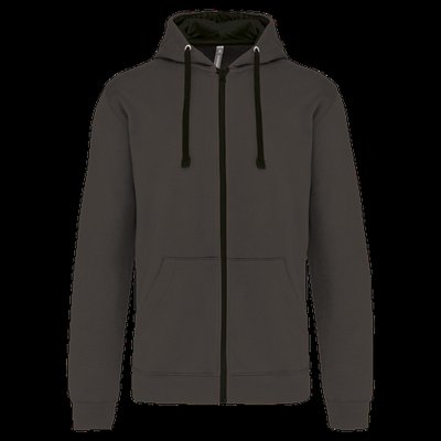 Sudadera Bolsillo con acceso para auriculares Dark Grey / Black Xl