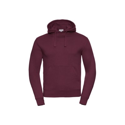 Sudadera con bolsillo canguro diseño atemporal Burgundy S