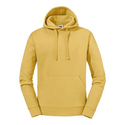 Sudadera con bolsillo canguro diseño atemporal Mustard Yellow Xl