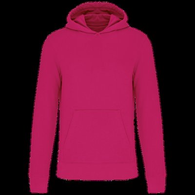 Sudadera capucha algodón orgánico niños Fuchsia 4/6 Ans