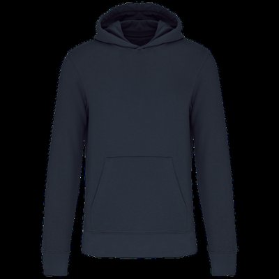 Sudadera capucha algodón orgánico niños Navy 12/14 ans
