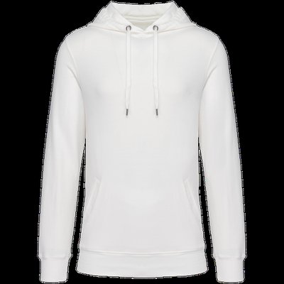 Sudadera con capucha algodón orgánico Washed Ivory Xxs