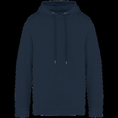 Sudadera con capucha algodón orgánico Washed Navy Blue S