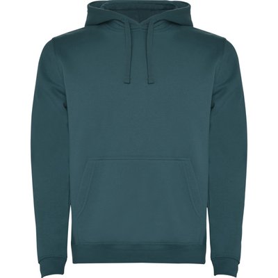 Sudadera con Capucha y Bolsillo Canguro Azul Lago S