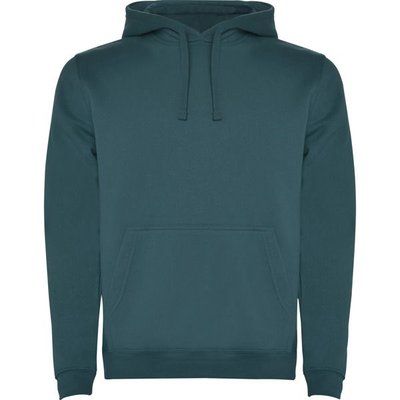 Sudadera con Capucha y Bolsillo Canguro Azul Lago Xl