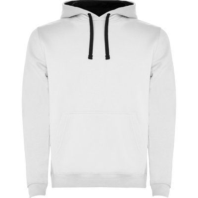 Sudadera con Capucha y Bolsillo Canguro BLANCO/MARINO 3XL