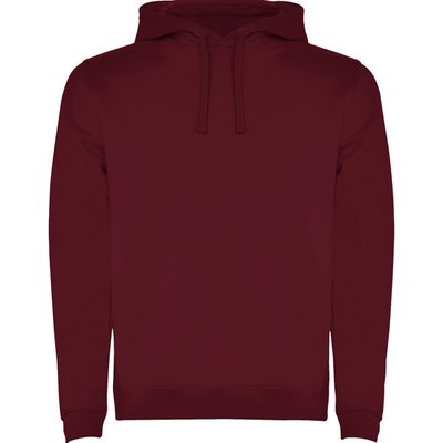 Sudadera con Capucha y Bolsillo Canguro Granate 3Xl