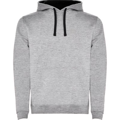 Sudadera con Capucha y Bolsillo Canguro Gris Vigore/Negro 5/6