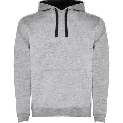 Sudadera con Capucha y Bolsillo Canguro GRIS VIGORE/NEGRO M