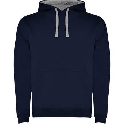 Sudadera con Capucha y Bolsillo Canguro MARINO/GRIS VIGORE XS