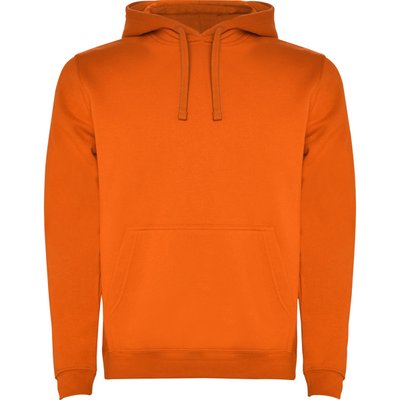 Sudadera con Capucha y Bolsillo Canguro Naranja S