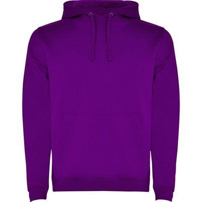 Sudadera con Capucha y Bolsillo Canguro Púrpura 3/4