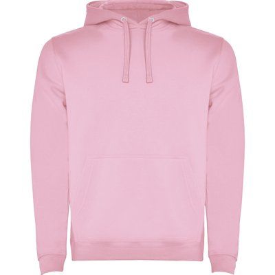 Sudadera con Capucha y Bolsillo Canguro Rosa Claro 7/8