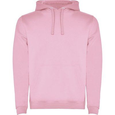 Sudadera con Capucha y Bolsillo Canguro Rosa Claro XL
