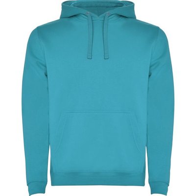 Sudadera con Capucha y Bolsillo Canguro Turquesa 3XL