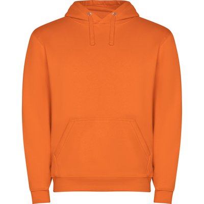 Sudadera capucha con bolsillo Naranja M