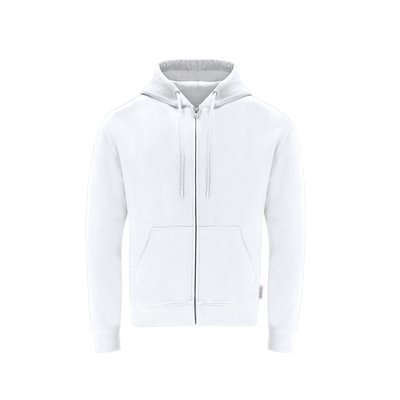 Sudadera Capucha Cremallera adulto de Algodón Orgánico Bla XXL